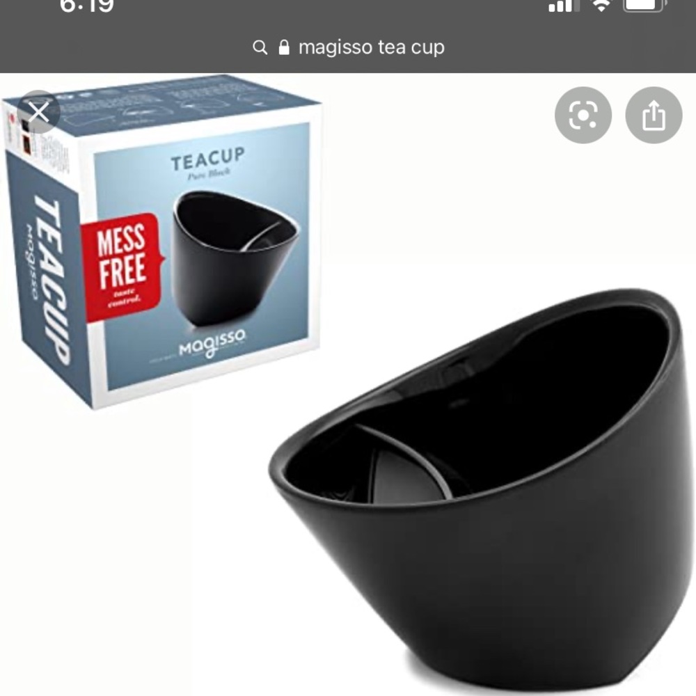 Magisso TEACUP in Pure Black